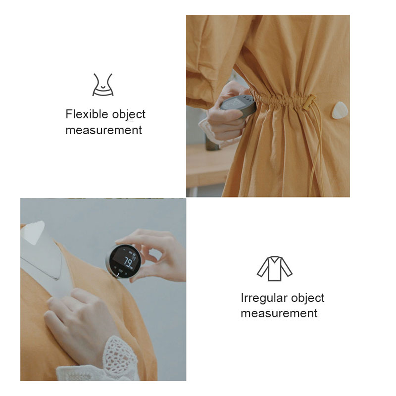 Distance Measuring Instrument Electronic Measuring Ruler Tape Measure High-Definition Digital LCD High Precision Electronic Measuring Ruler Tool