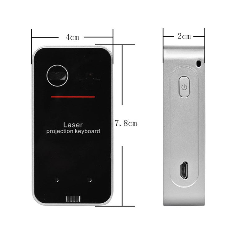 Smart Virtual Laser Keyboard Bluetooth Wireless Projector Phone Keyboard For Computer Pad Laptop