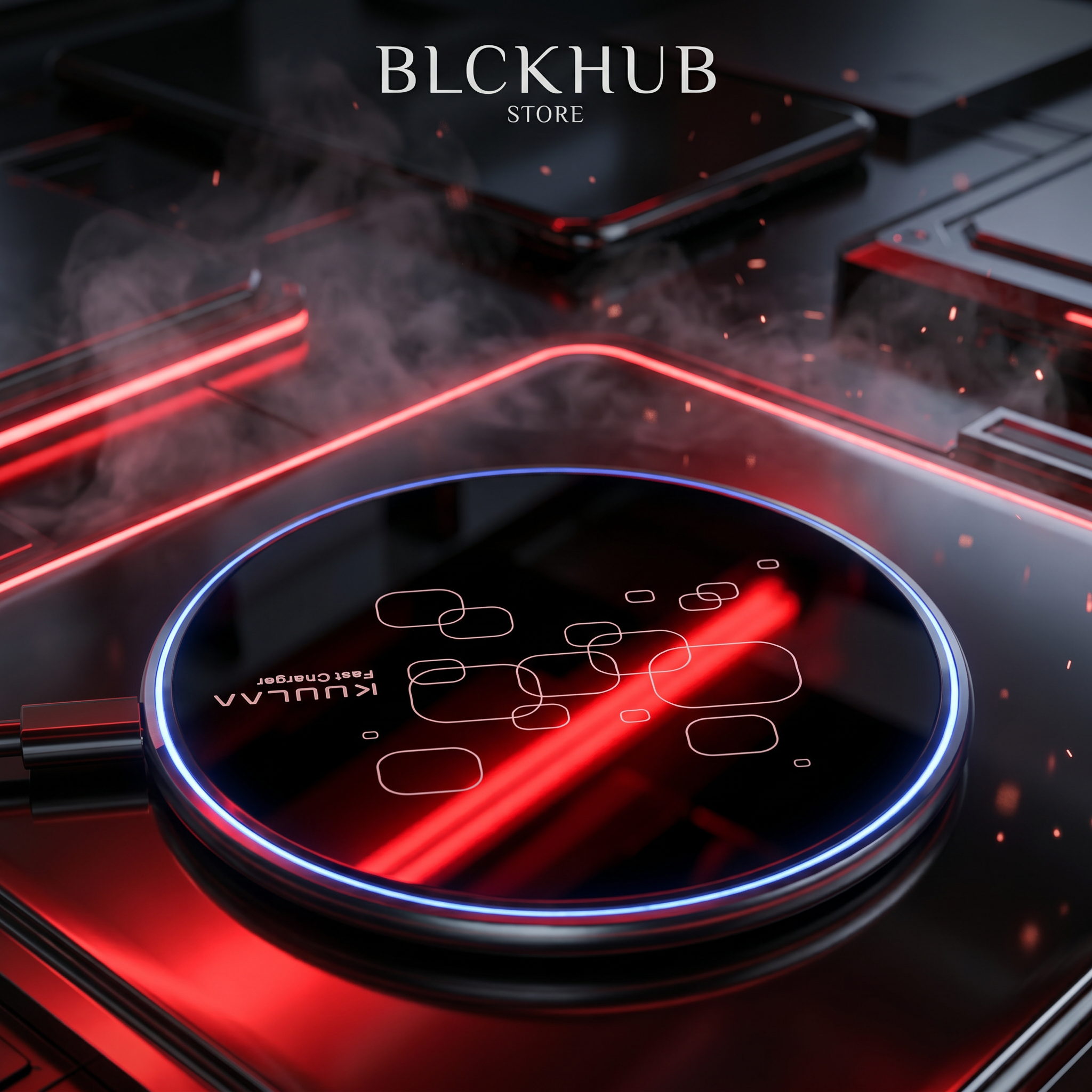 Wireless Charger Desktop Disc Ultra-thin Fast Charge