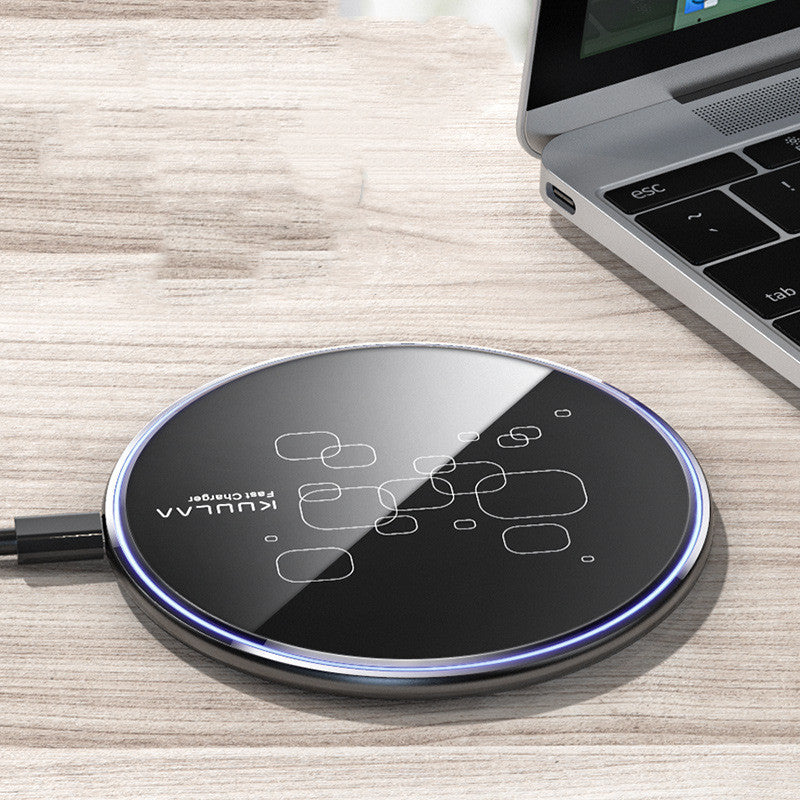 Wireless Charger Desktop Disc Ultra-thin Fast Charge